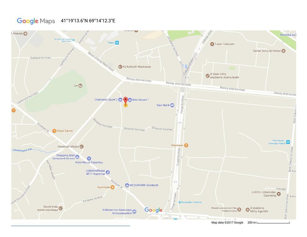 טשקנט 3-Bedroom Apartment On Ohunboboev מראה חיצוני תמונה